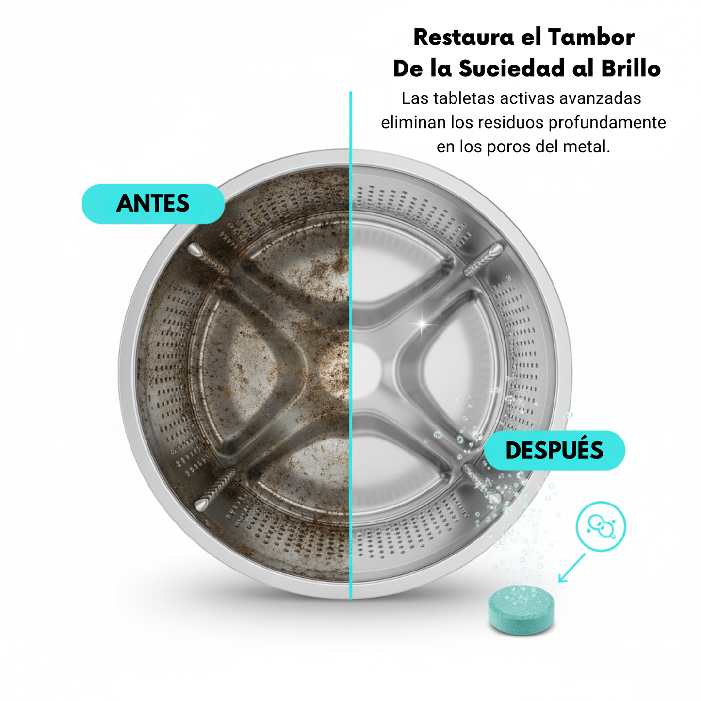 Peluditos Limpios de lavadoras Turbo