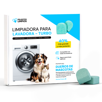 Peluditos Limpios de lavadoras Turbo