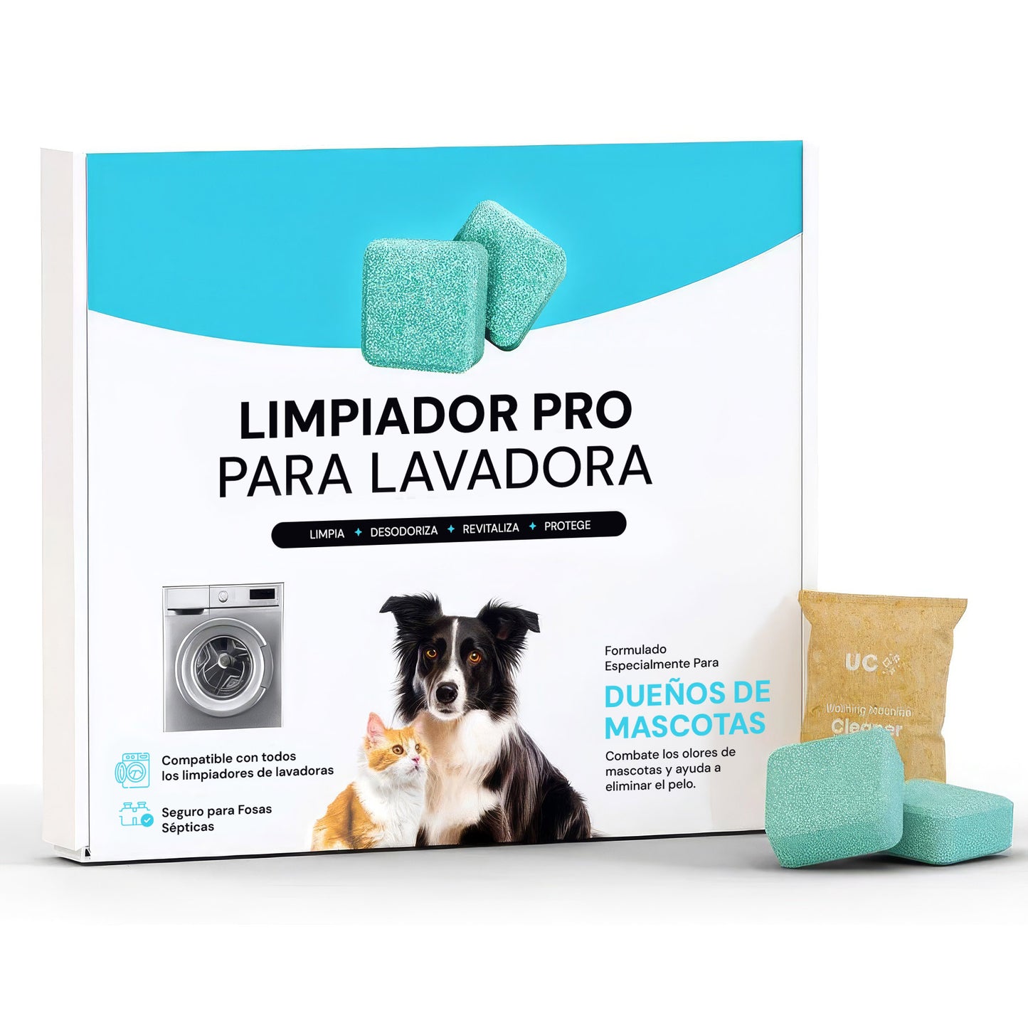 Peluditos Limpios de lavadoras Pro