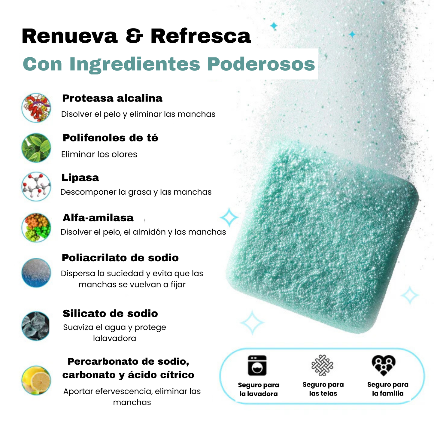 Peluditos Limpios de lavadoras Pro