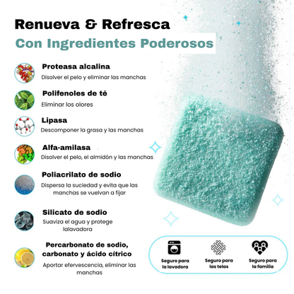Peluditos Limpios de lavadoras Pro