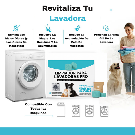 Peluditos Limpios de lavadoras Pro